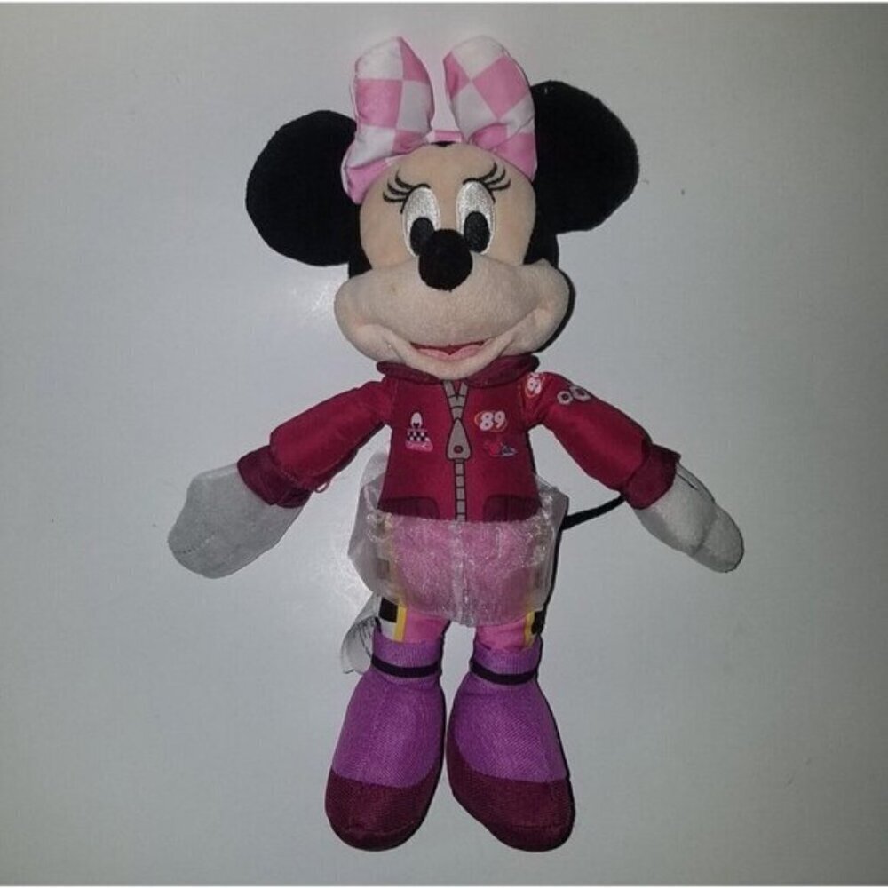 Minnie Mouse Bean Bag Plush Disney Junior Mickey & Roadster Racers Purple